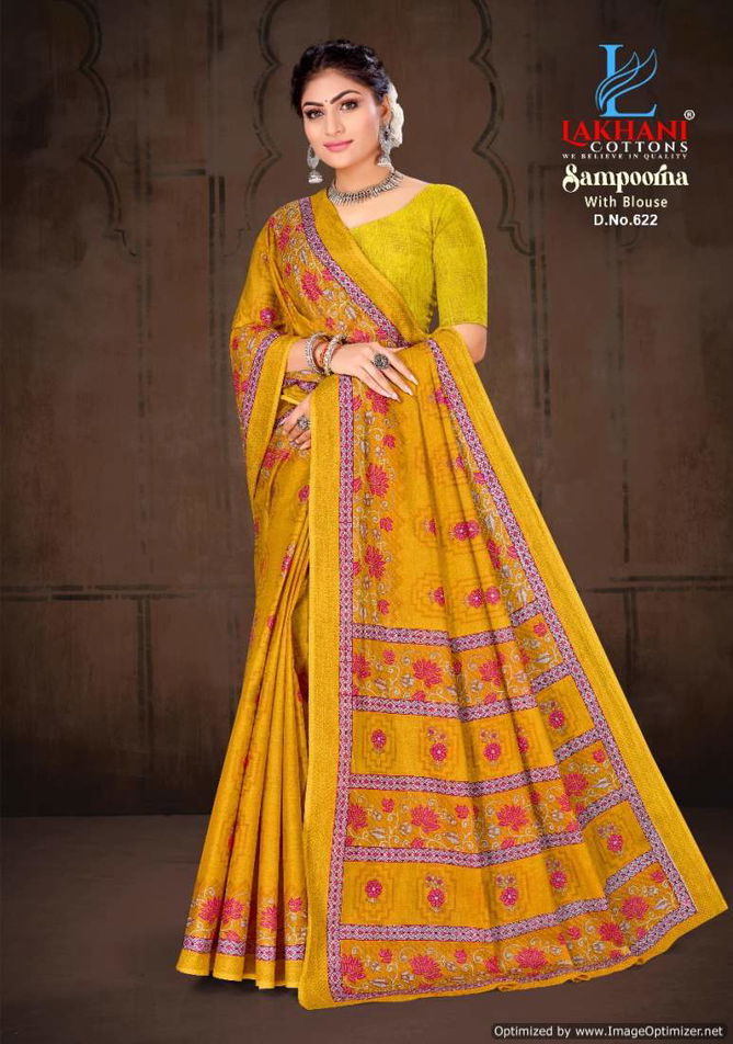 Sampoorna Vol 6 By Lakhani Cotton Printed Daily Wear Sarees Wholesale Market In Surat
